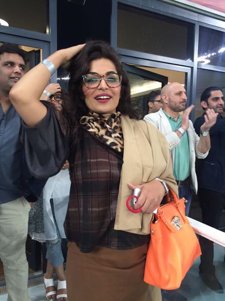 Meera During Peshawar Zalmi Match
