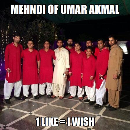 Mehandi Of Umer Akmal 