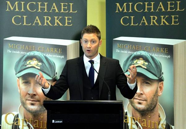 Michael Clarke At The Launch of His Book Captains Diary