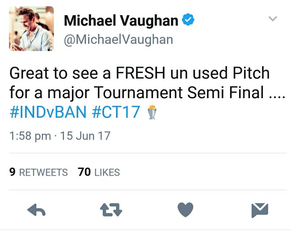 Michael Vaughan Tweet After Pakistan Victory
