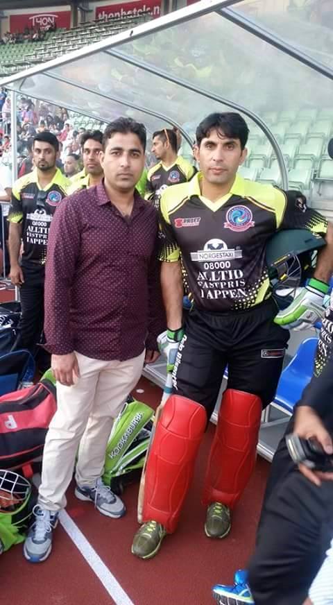 Misbah In Norway For Charity Match