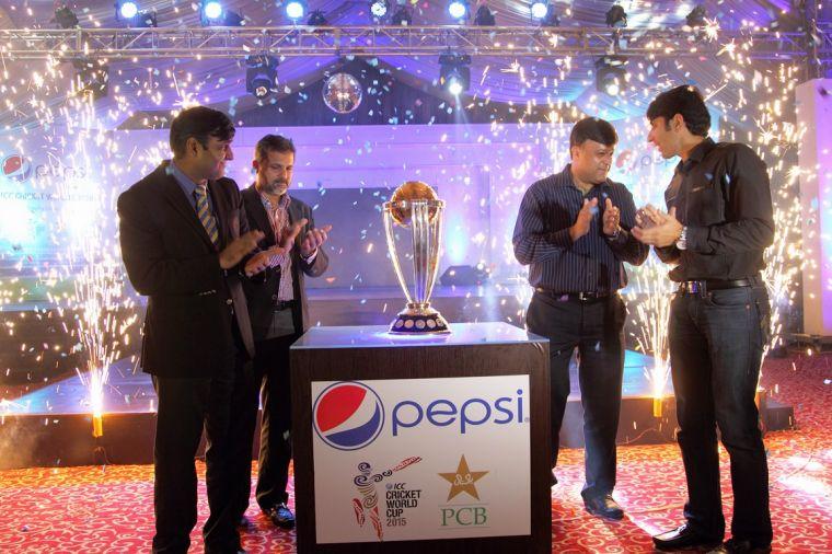 Misbah ul Haq With ICC Trophy