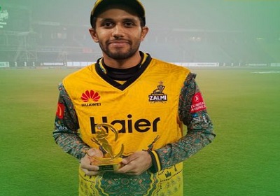 Mohammad Haris Gets Player Of The Match Award