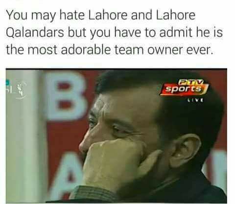 Most Adorable Team Owner - Lahore Qalandars