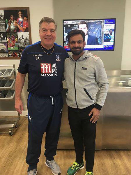 Muhammad Hafeez With Crystal Palace