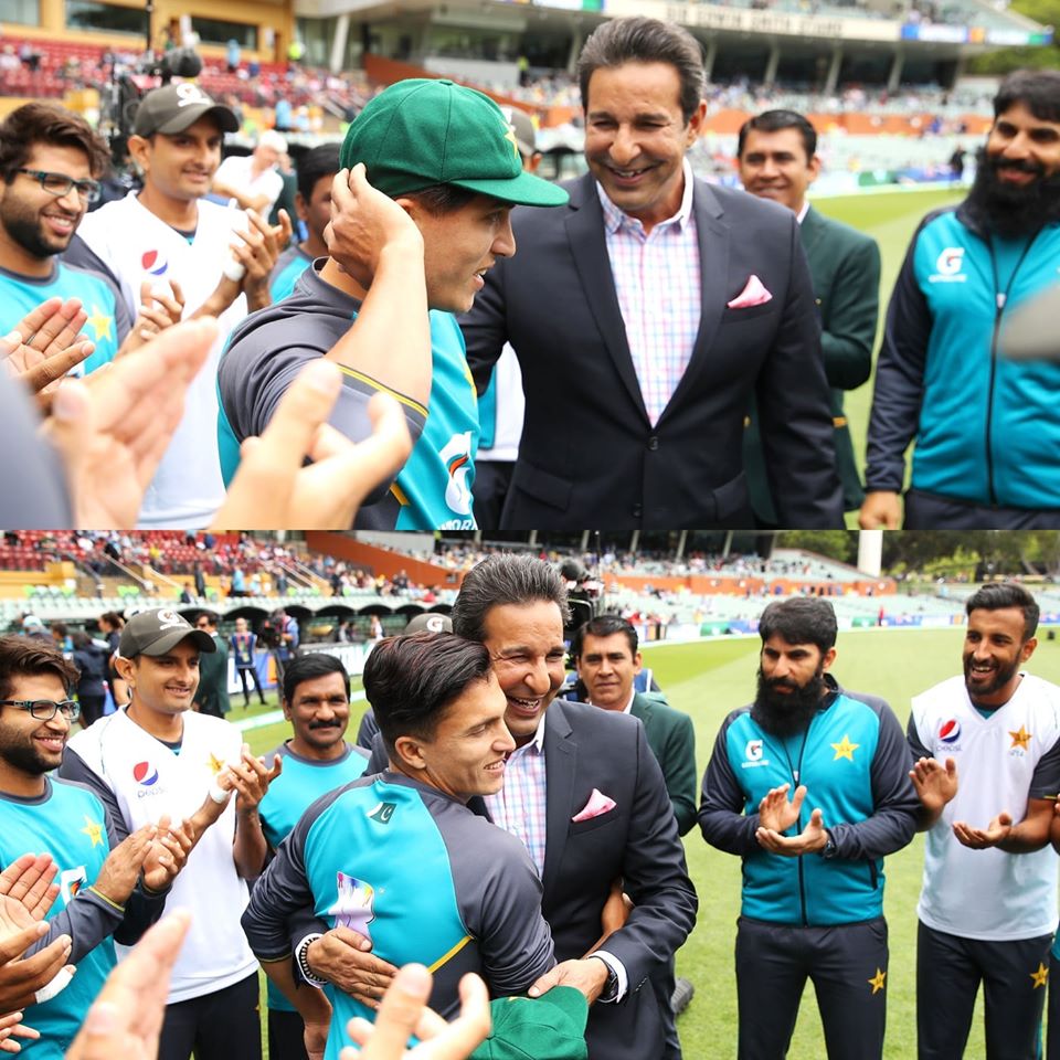 Muhammad Musa Got His Test Cap From Wasim Akram
