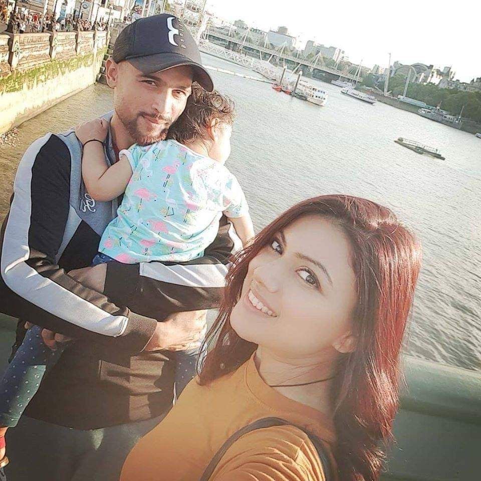 Narjis Amir With Her Husband Mohammad Amir