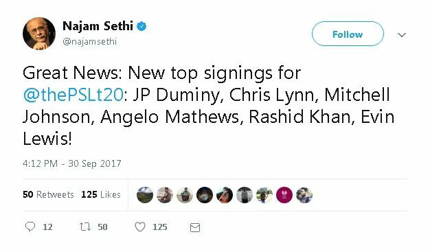 New Signings For PSL