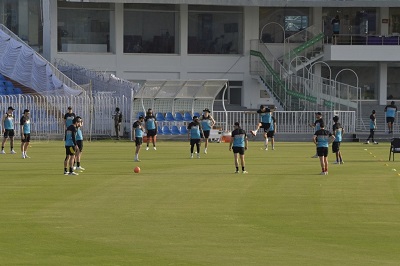 New Zealand Cricket Team Training Session At The Pindi Cricket Stadium, Rawalpindi