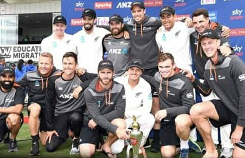 New Zealand White Washed India In Test Series