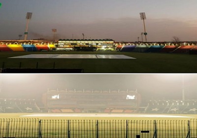 Night View Of Gaddafi Stadium, Lahore