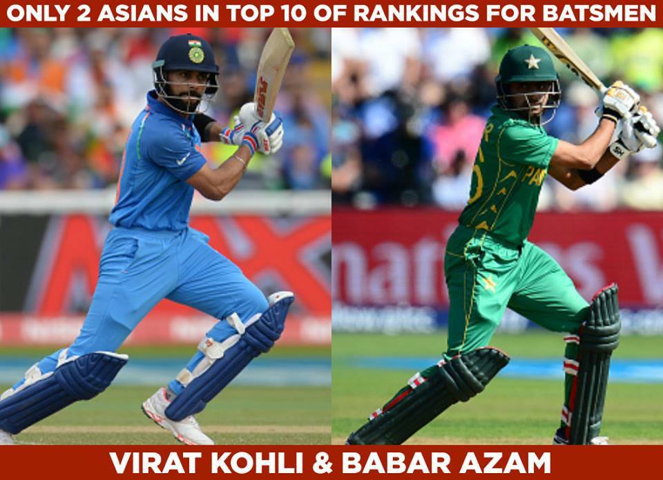 Only Two Asians In Top 10 ODI Ranking