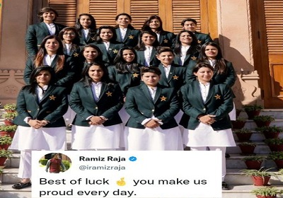 PCB Chairman Ramiz Raja Wishes Best Of Luck To Pakistan Women's Team For ICC Women's Cricket World Cup