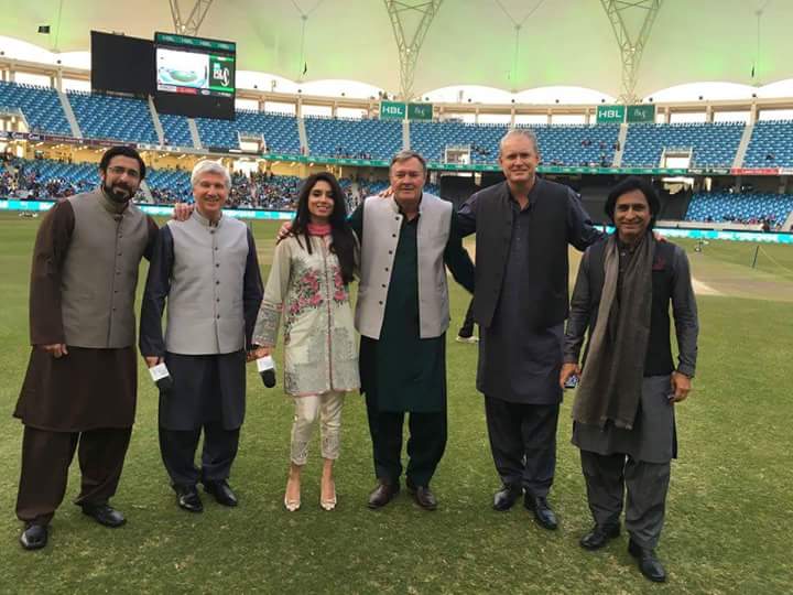 PSL commentators in Shalwar Kameez