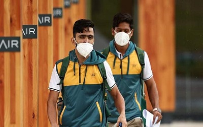 Pakistan Team Arrival At Manchester Last Night