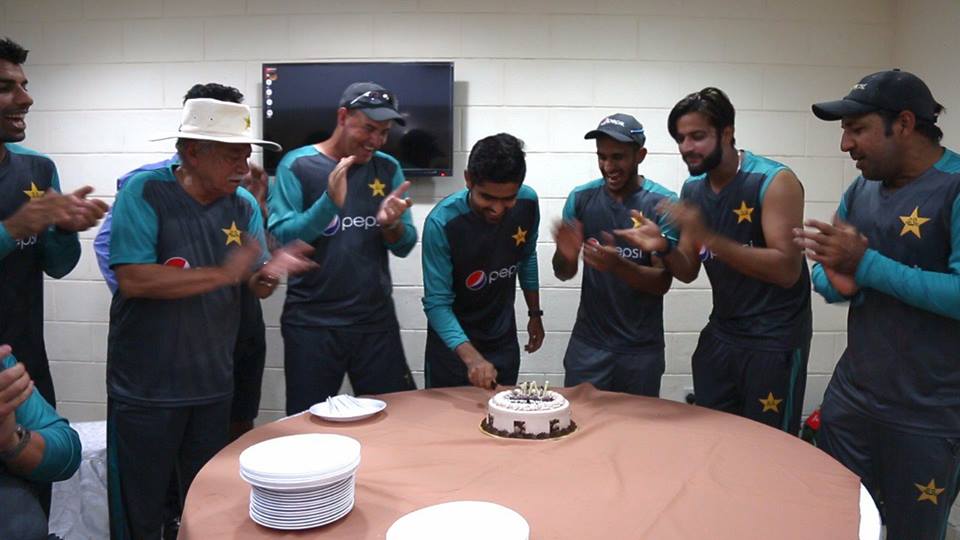 Pakistan Team Celebrates Birthday Of Babar Azam