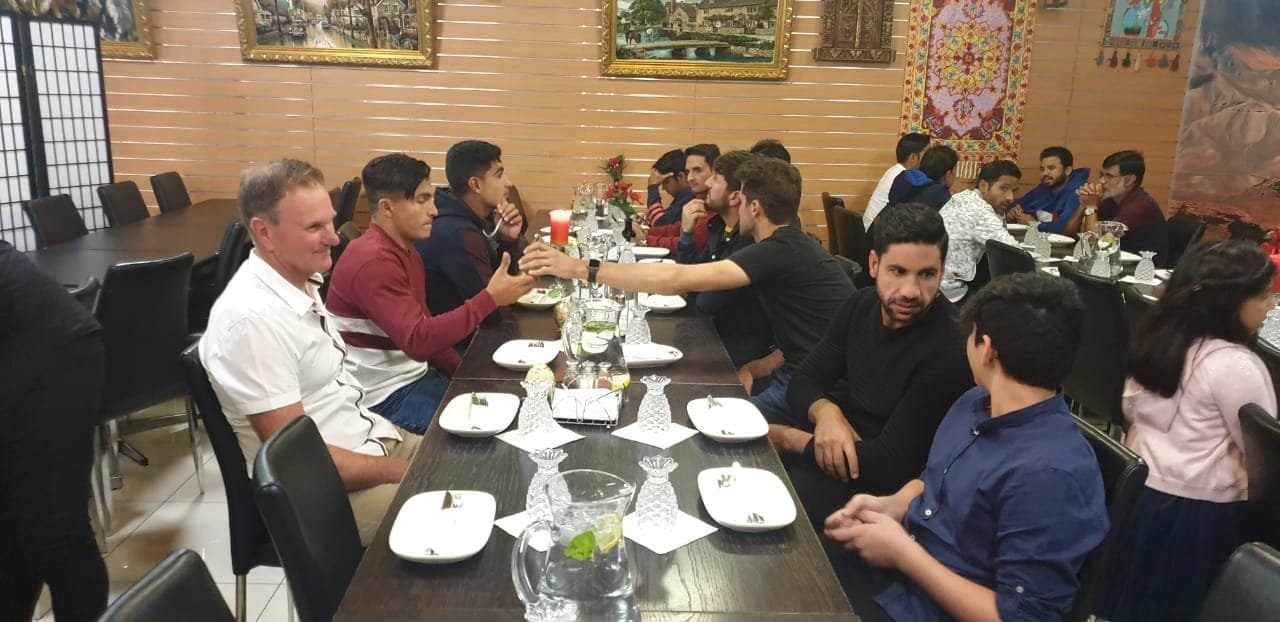 Pakistan Team Enjoying Dinner In Adelaide