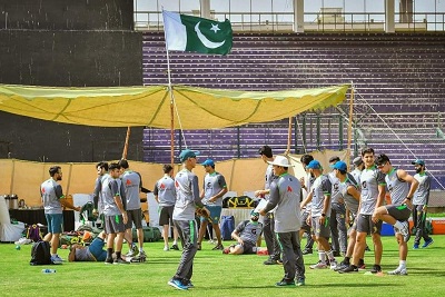 Pakistan Test Squad Preparations In National Stadium For Tour Of Windies