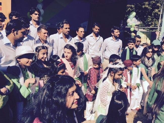 Pakistani Cricketers  At Christchurch City Council for reception