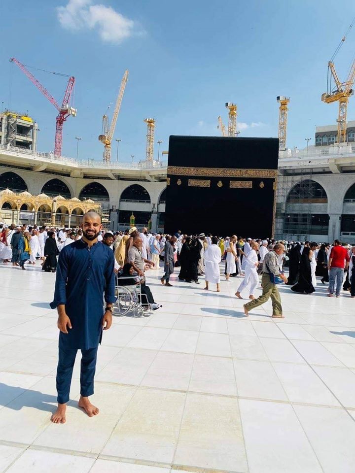 Pakistani Leg Spinner Shadab Khan Performing Umrah