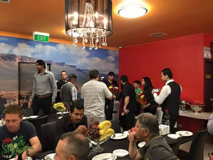 Pakistani Team At Dinner Arranged By Team Manager Naveed Akram