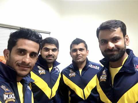 Peshawar Zalmi Players Last Night During Kit Launch