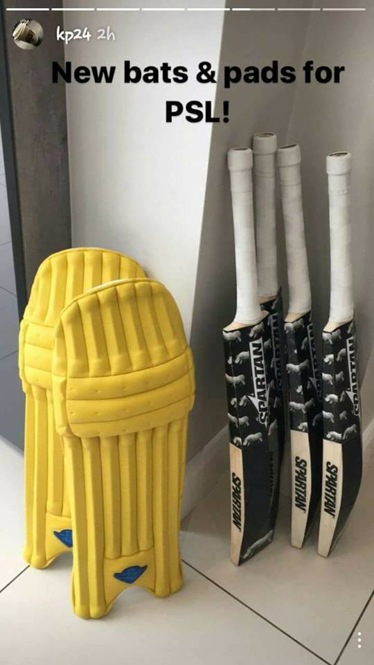 Quetta Gladiator Star Kevin Pietersen Kit For PSL 2017