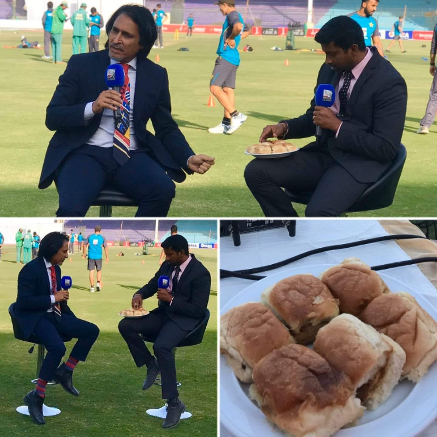 Ramiz Raja And Russel Arnold Had Karachi's Burns Road Bun Kababs In NSK