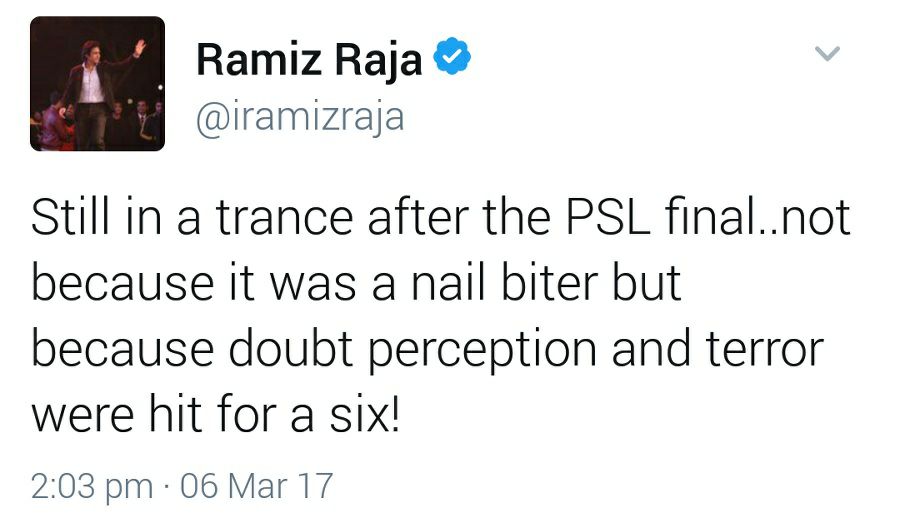 Ramiz Raja Tweet