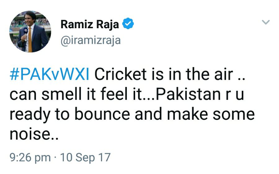 Ramiz Raja Tweet