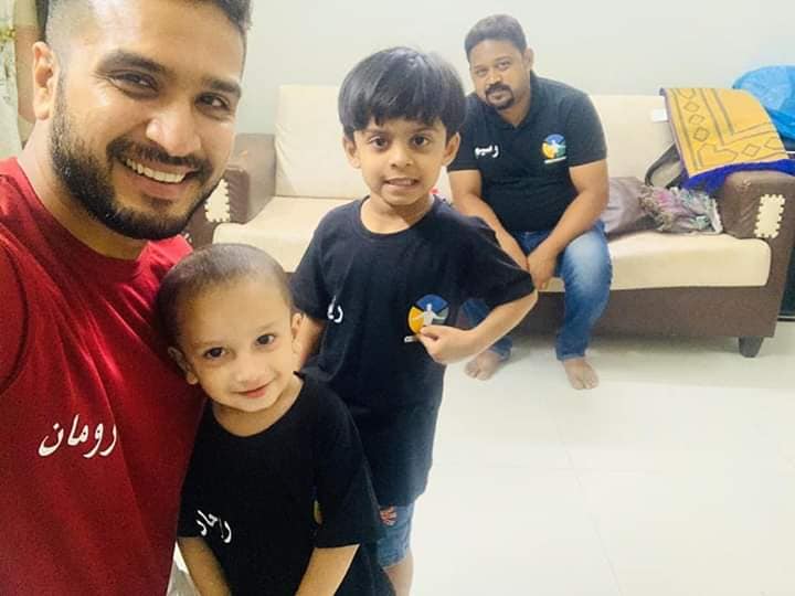 Rumman Raees Son Rohan And His Nephew Rayyan Also Join Ration Distribution Campaign