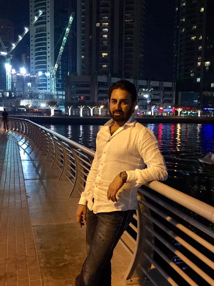 Saeed Ajmal In Dubai Marina