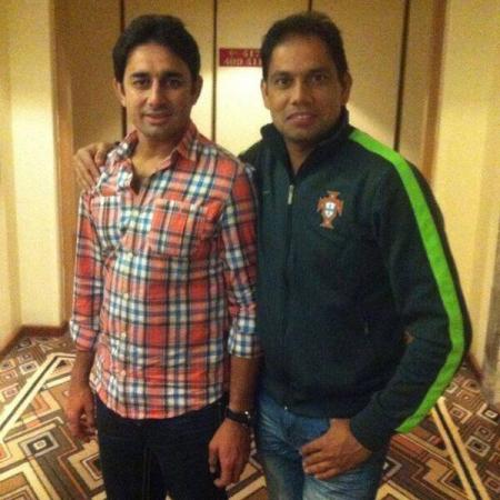 Saeed Ajmal With Zulfiqar Babar