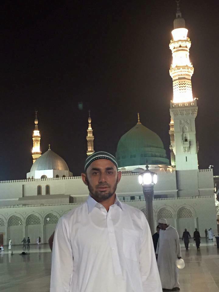 Saeed Ajmal in Madina Munawara