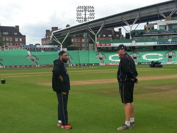 Saqlain Mushtaq In Oval England