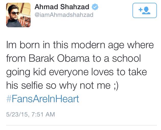Selfie King Ahmed Shehzad Angry On Haters