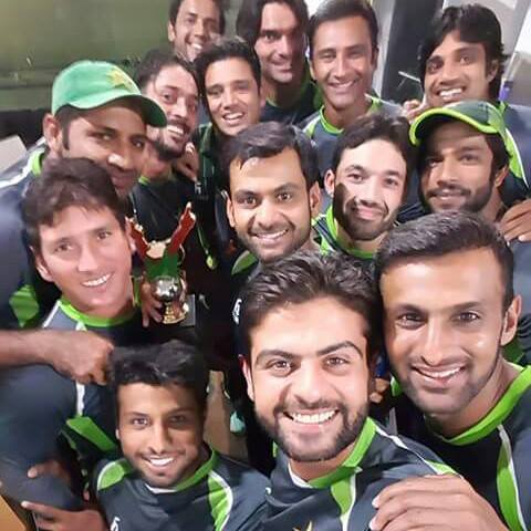 Selfie Pakistan Win Pak Vs Sri Series