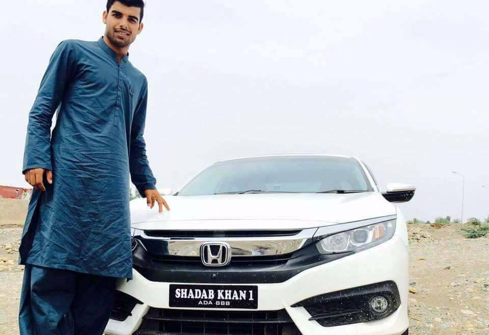 Shadab Khan With His New Car