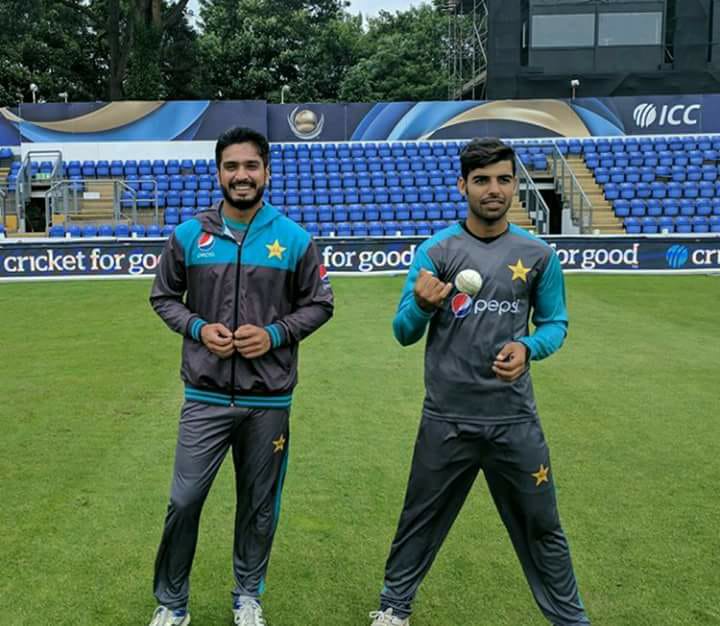 Shadab Khan & Ruman Raees At Cardiff