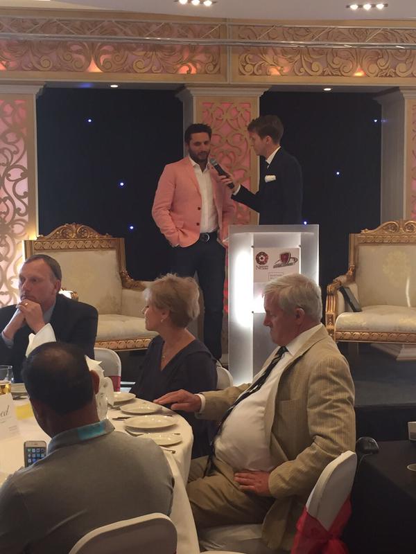 Shahid Afridi At Dinner Party Of Northants Cricket