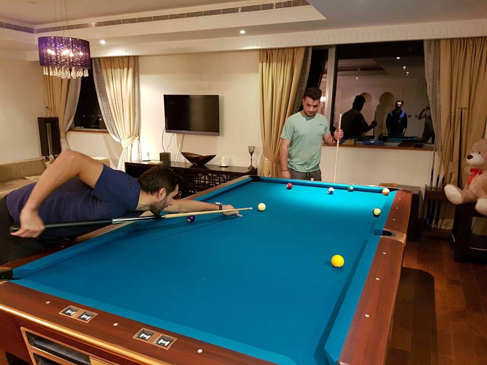 Shahid Afridi Enjoying With Friend