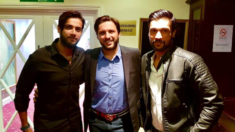 Shahid Afridi, Mohammad Amir & Imad Wasim At London