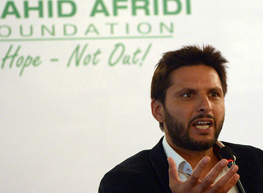 Shahid Afridi Named Among Top 20 Most Charitable Athletes of 2015