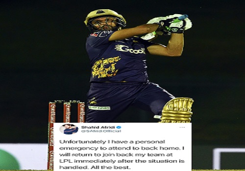Shahid Afridi Returning Back To Pakistan Following Personal Emergency