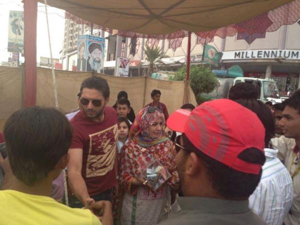 Shahid Afridi To Visit Tharparkar
