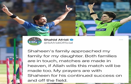 Shahid Afridi’s Tweet About Shaheen Shah Afridi's Marriage Proposal