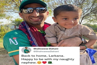 Shahnawaz Dahani Reached His Hometown Larkana