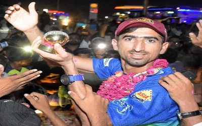 Shahnawaz Dahani's Grand Welcome In His Home City Larkana, Pakistan
