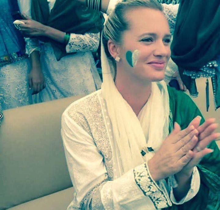 Shaniera Akram Celebrating Independence Day