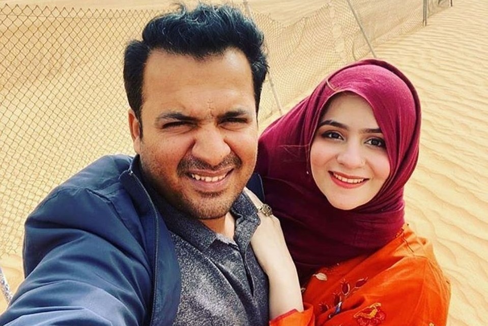 Sharjeel Khan With His Wife
